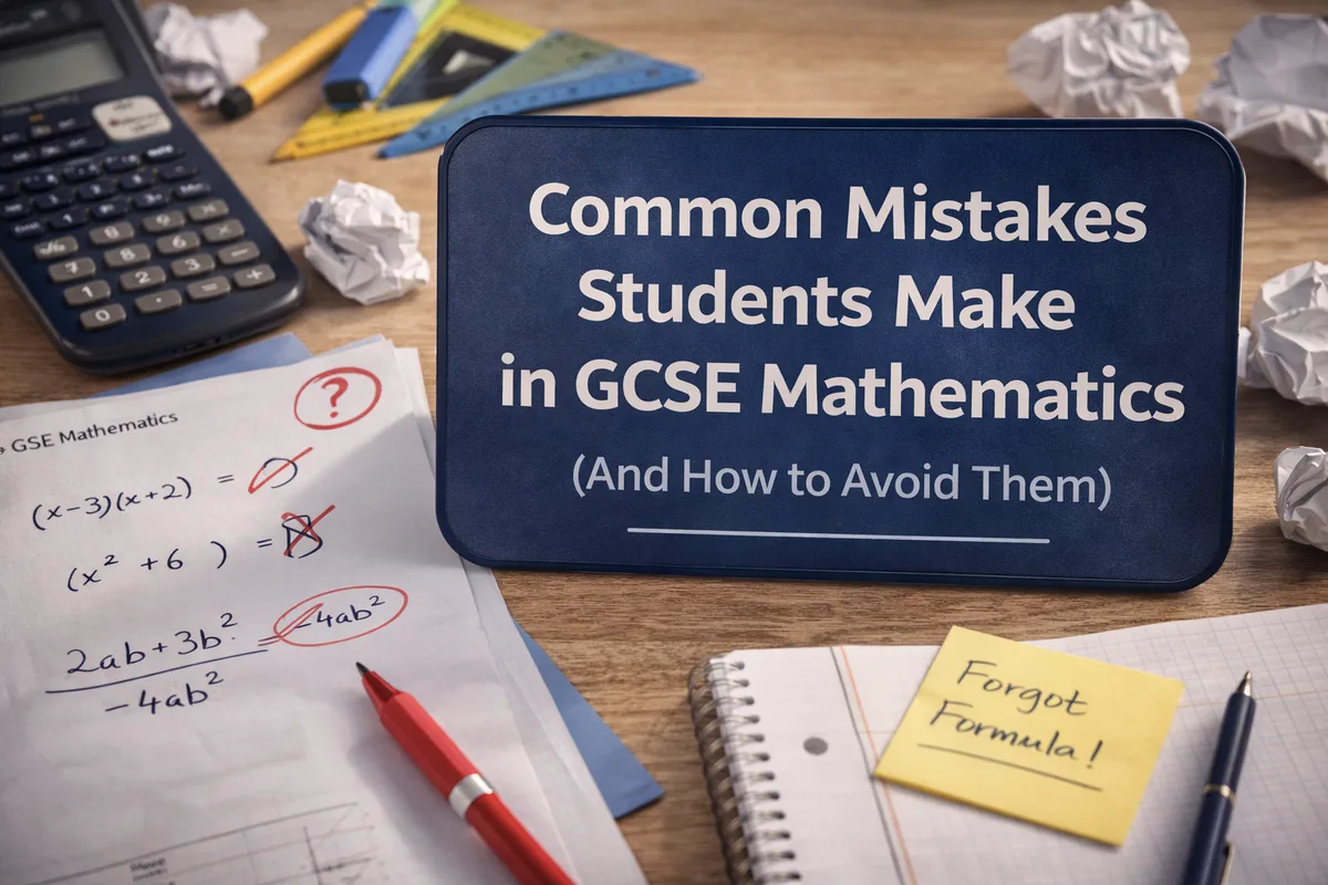 GCSE mathematics mistakes and how to avoid them